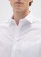 Men's white easy iron cotton blend shirt_1