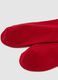 Red cotton stretch socks with Christmas embroidery_1