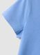 Girls' light blue stretch cotton T-shirt, regular fit_3