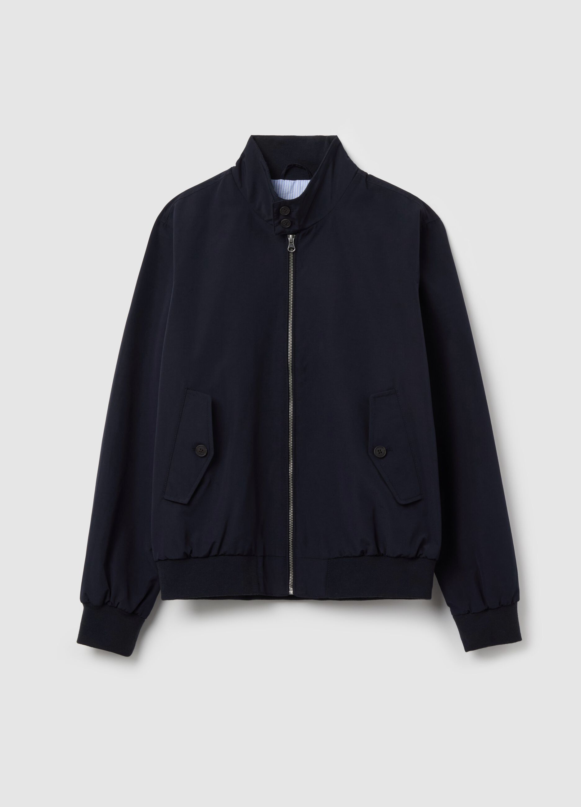 Bomber full-zip a collo alto