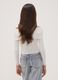 White viscose-blend fitted boat-neck top_2