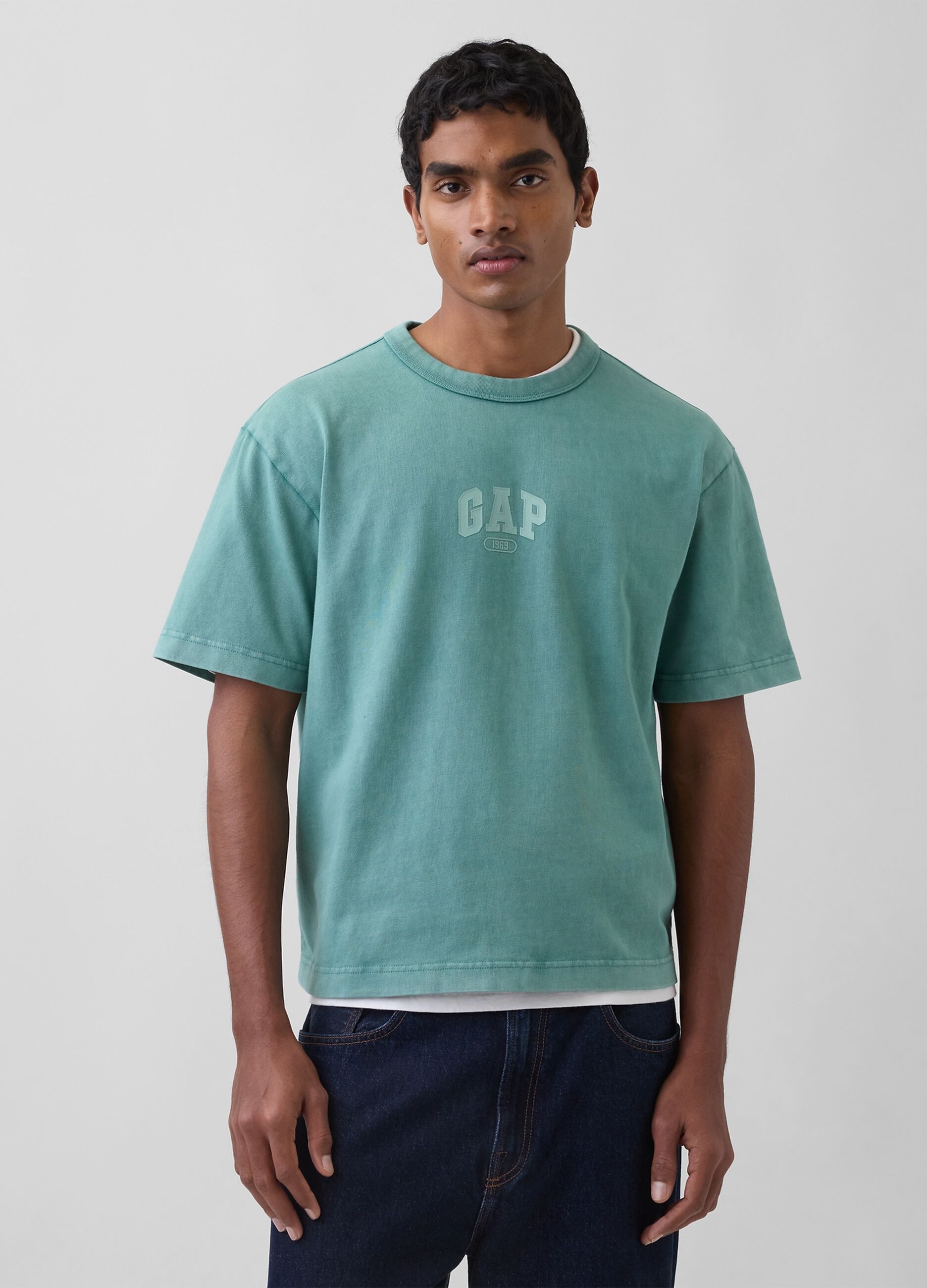 Pure cotton short-sleeve T-shirt