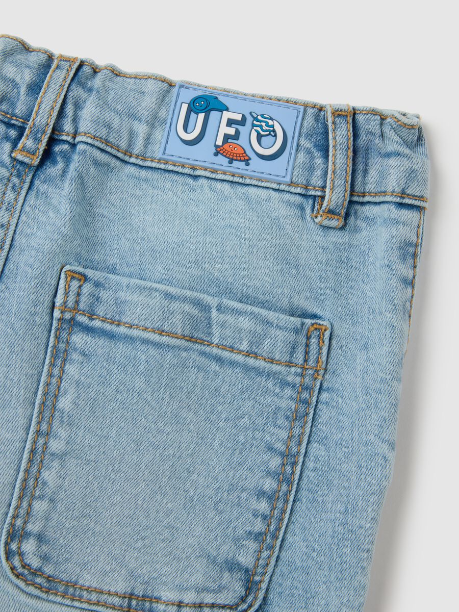 Light Denim Baby Trousers Regular Fit_2