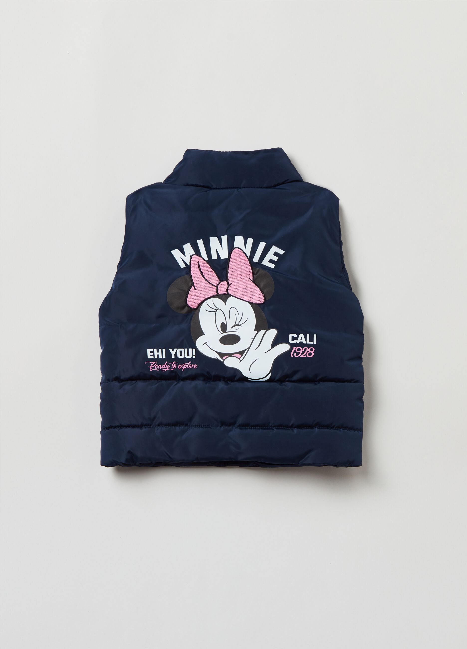 Gilet imbottito con stampa Minnie_1