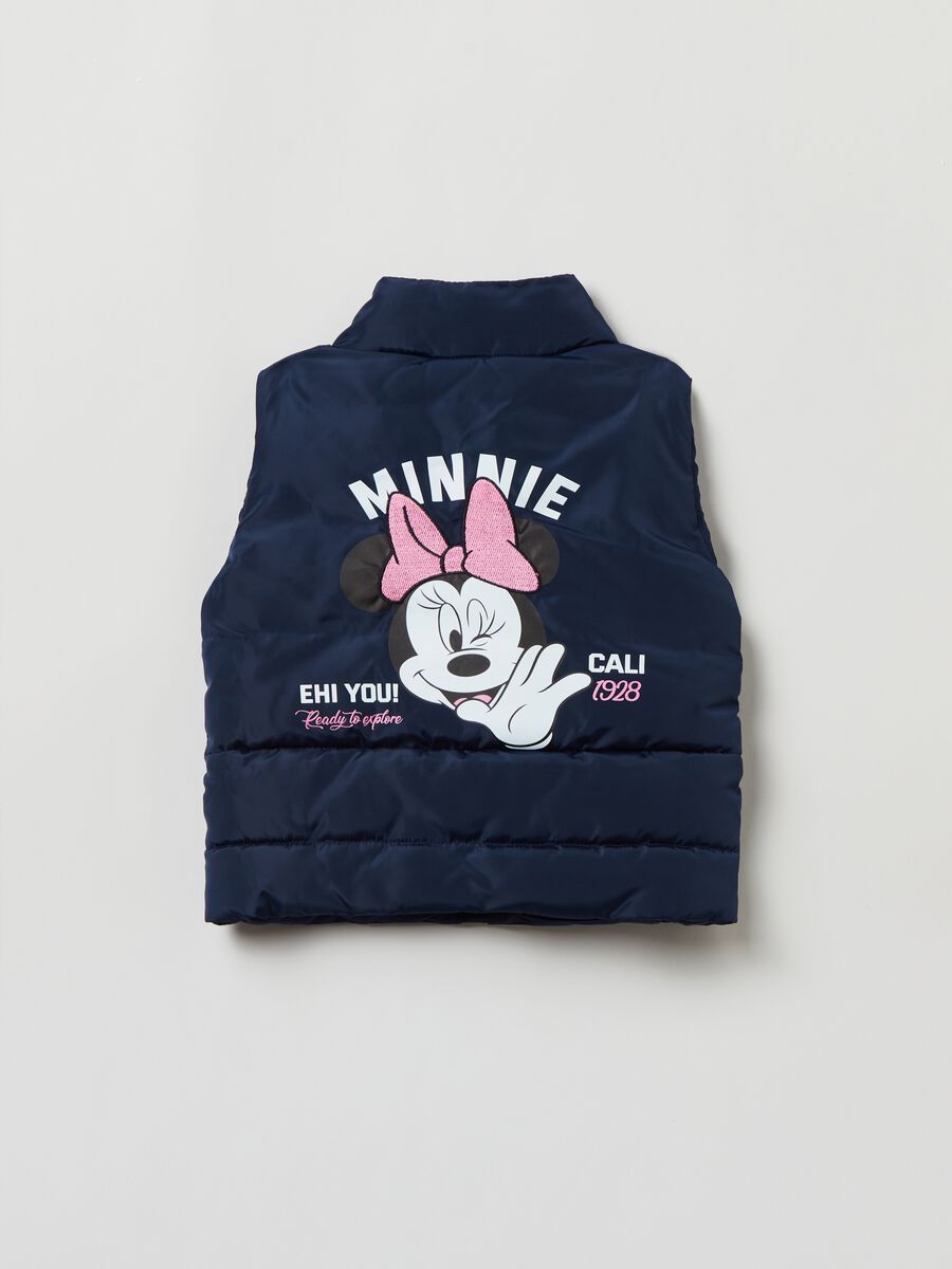 Gilet imbottito con stampa Minnie_1