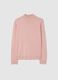 Pink regular fit sweater_4