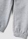 Pantaloni jogger grigi in puro cotone per bimba_2