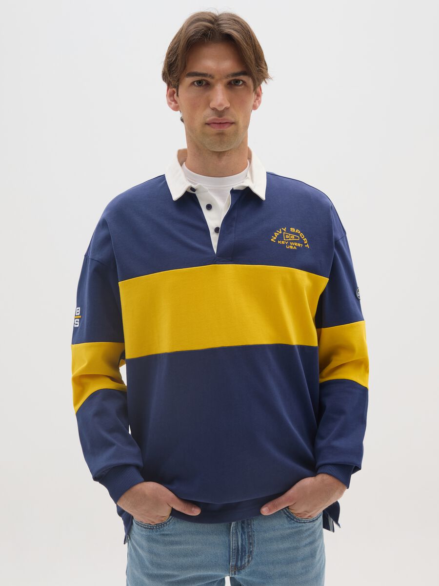 Multicolour Pure Cotton Polo Shirt_0