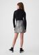 Metallic-effect miniskirt_1