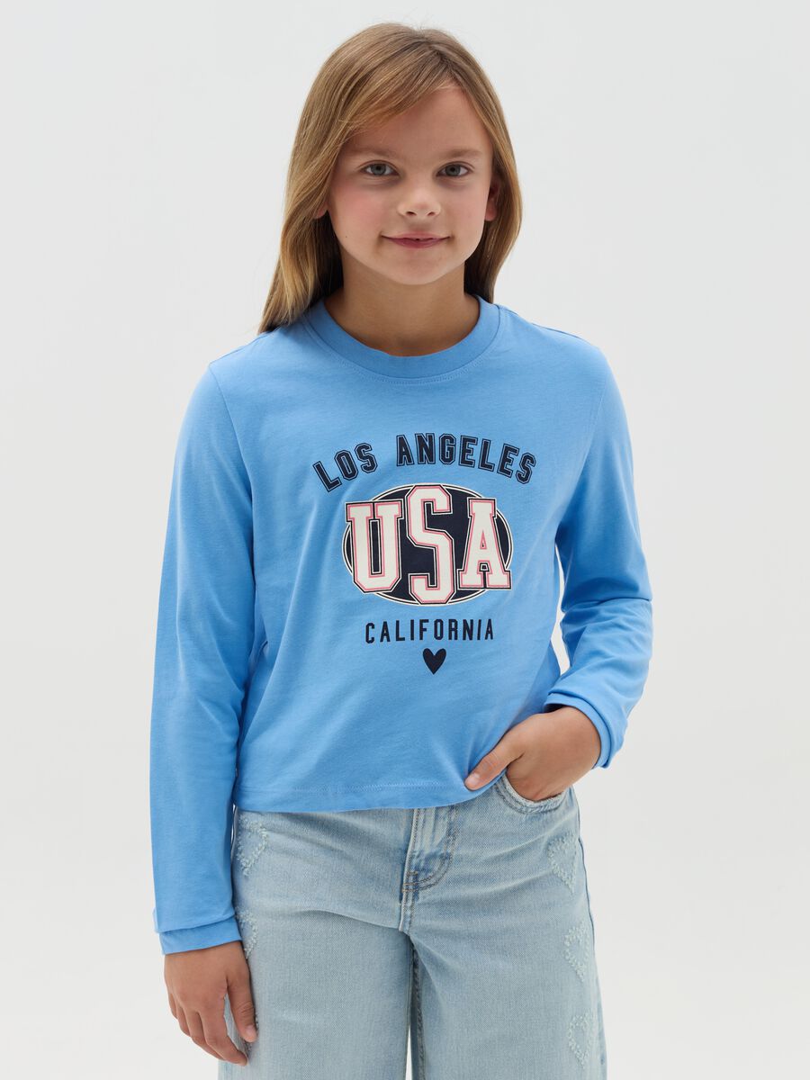 Long-sleeved T-shirt with print_0