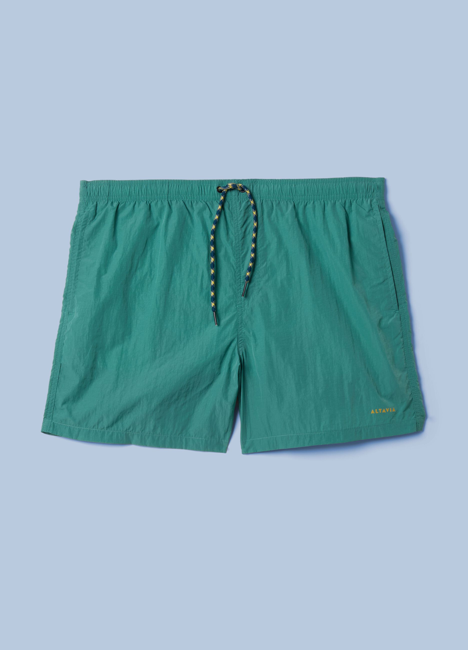 ALTAVIA SAILNG green boxer swim shorts with elasticated waistband