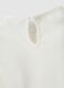 White pure cotton regular fit baby girl T-shirt_3
