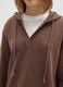 Brown Cotton Blend Sweatshirt Regular Fit_3