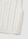 White Knitted Waistcoat_5