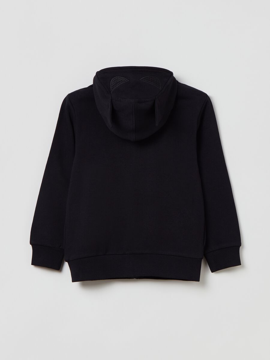 Full-zip con cappuccio stampa Batman_1