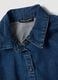 Blue slim-fit stretch cotton denim shirt_6