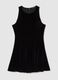 Black Sleeveless Slim Fit Short Dress_4