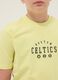 Boys' yellow pure cotton T-shirt relaxed fit Celtics_2