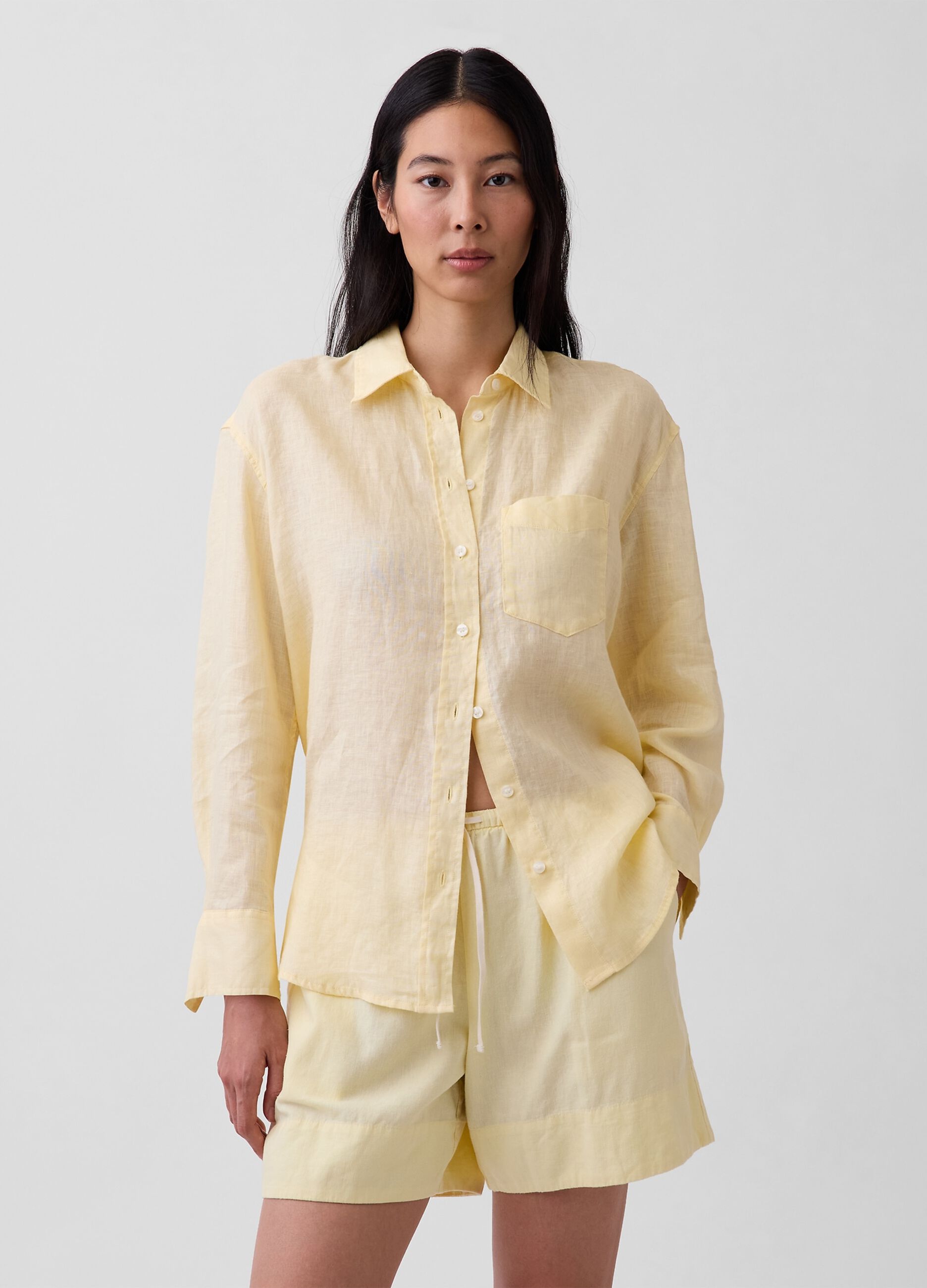 Pure linen shirt