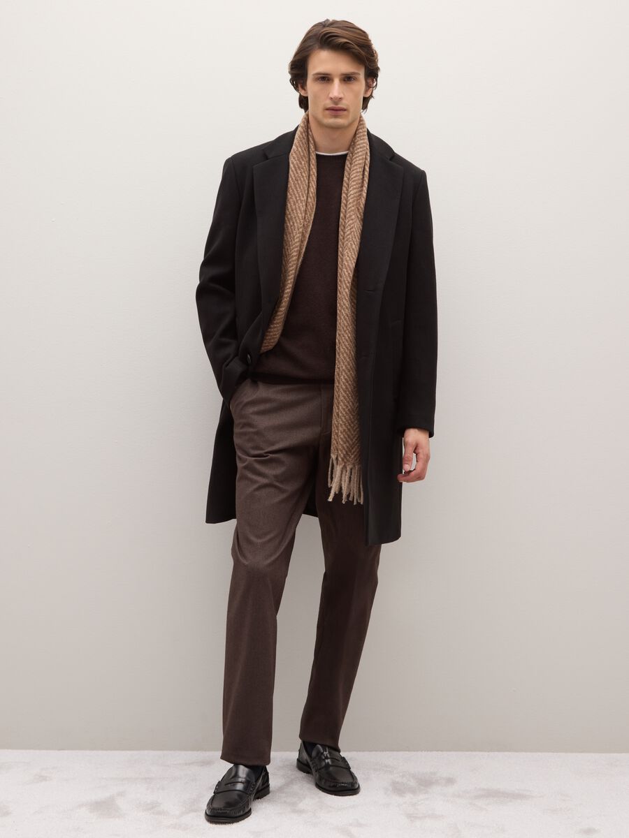 Stretch Black Velvet Coat_2