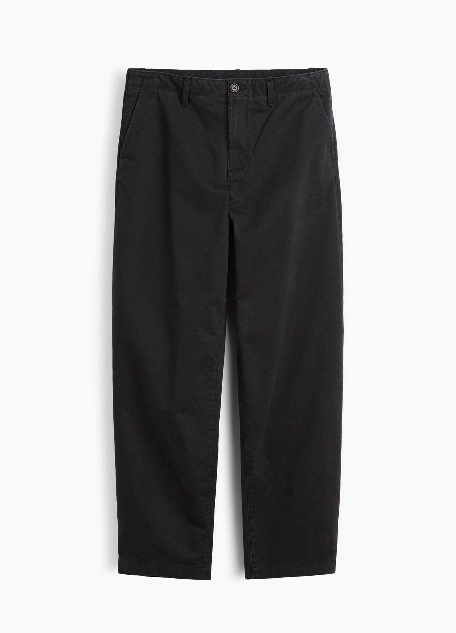 Pantaloni neri in puro cotone