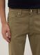 Slim fit green stretch cotton trousers_3