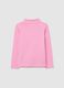 Girls' pink pure cotton regular fit jumper_1