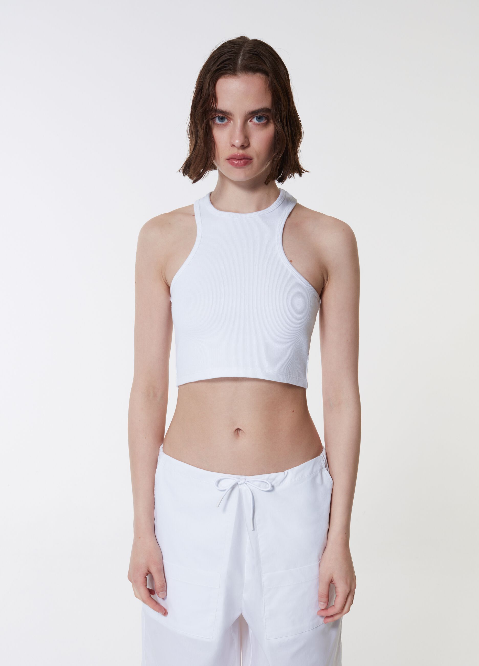 Tank Top rib White_1