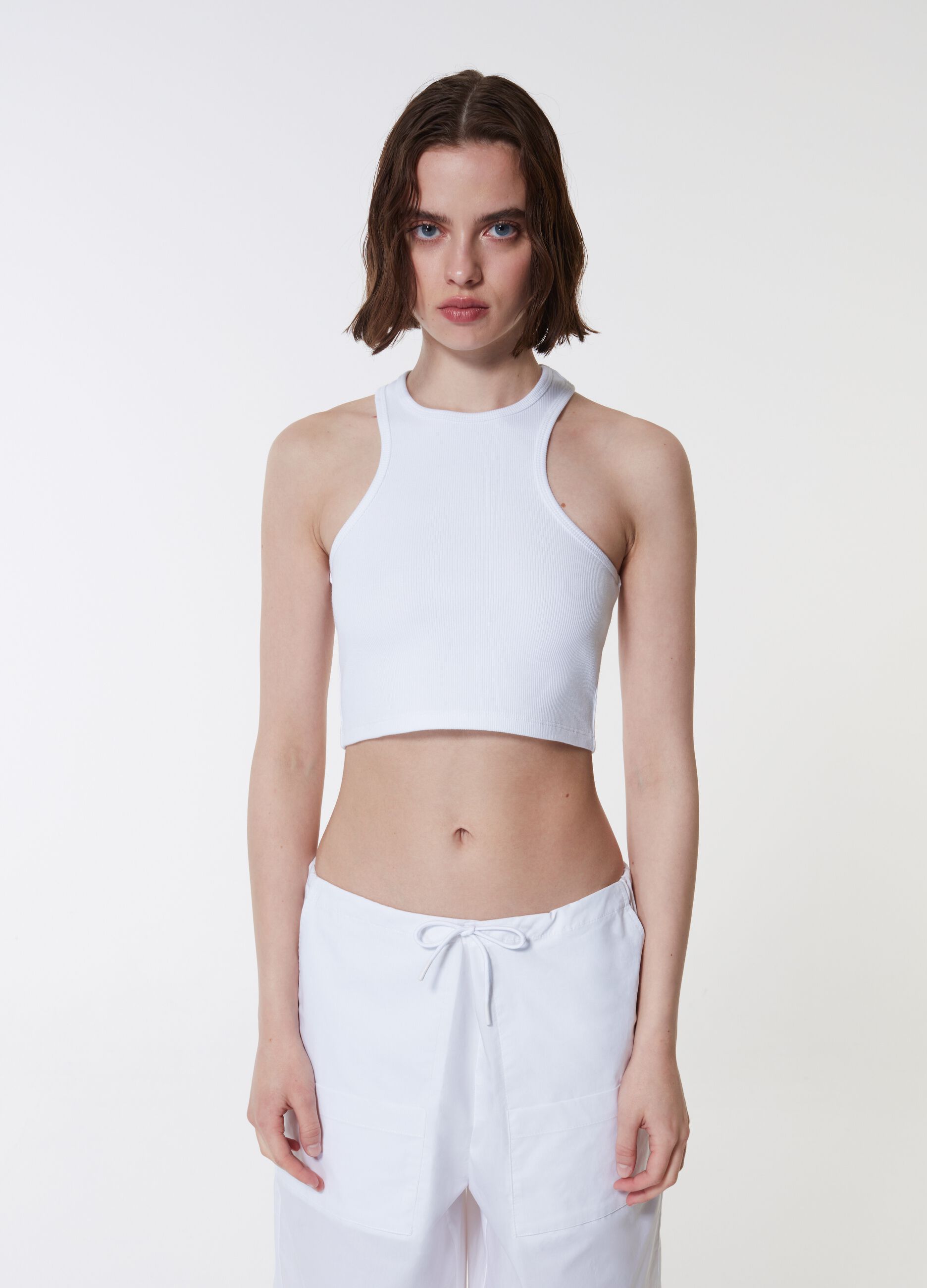 Tank Top rib White