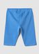 Girls&rsquo; slim-fit sky-blue organic stretch-cotton leggings_1