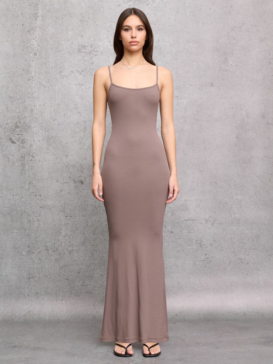 Long Dress Mocha_0