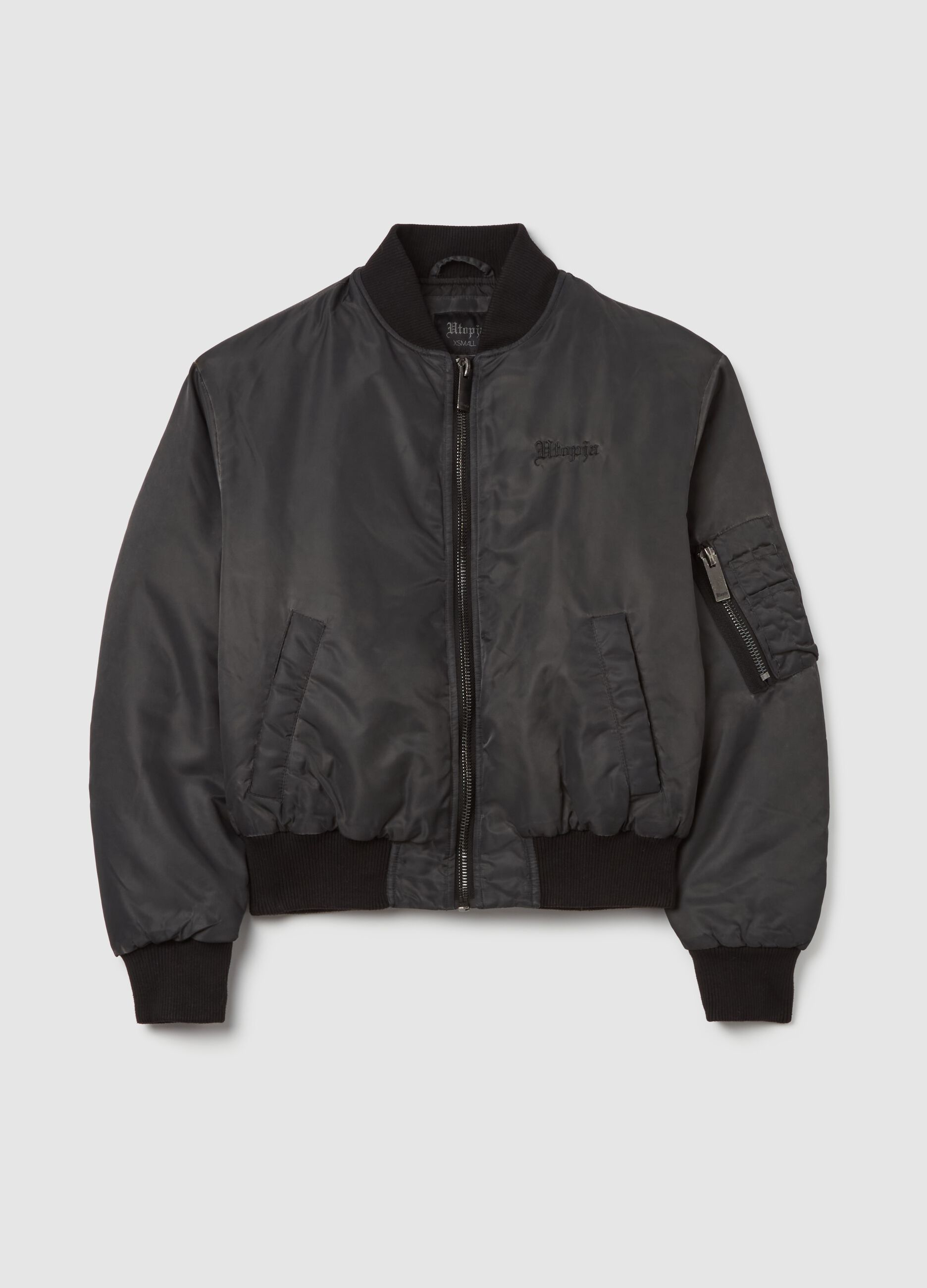 Bomber Jacket Vintage Black