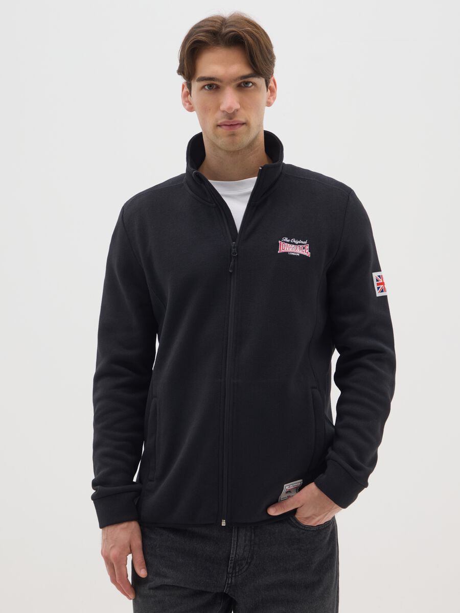 Black full zip sweatshirt_0