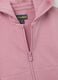 Pink pure cotton regular fit girls' sweatshirt_2