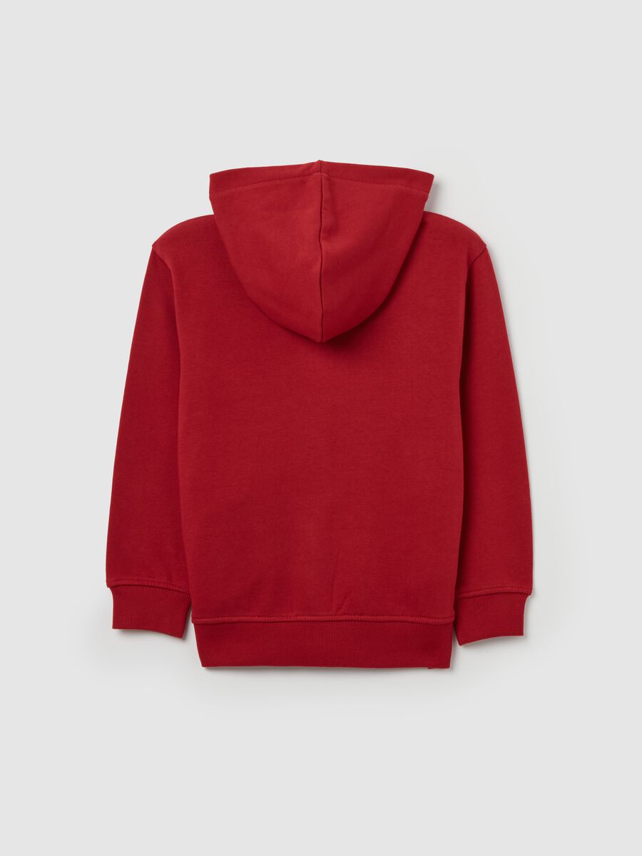 Organic cotton full-zip sweatshirt with hood_1