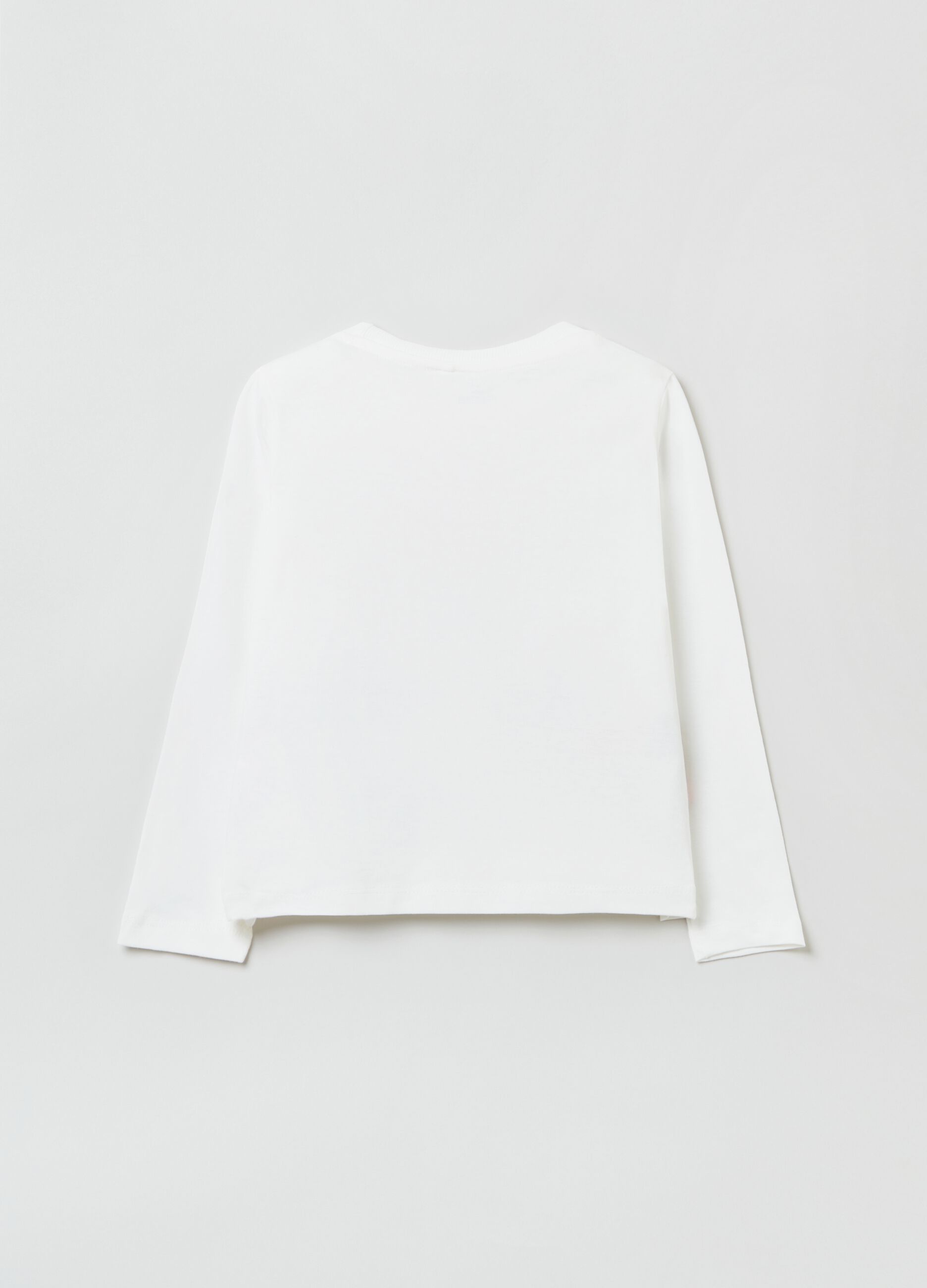 T-shirt a maniche lunghe con stampa_1