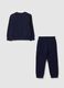 Boys' blue cotton tracksuit regular fit_1