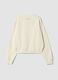 Beige pure cotton sweatshirt with Stitch print_6