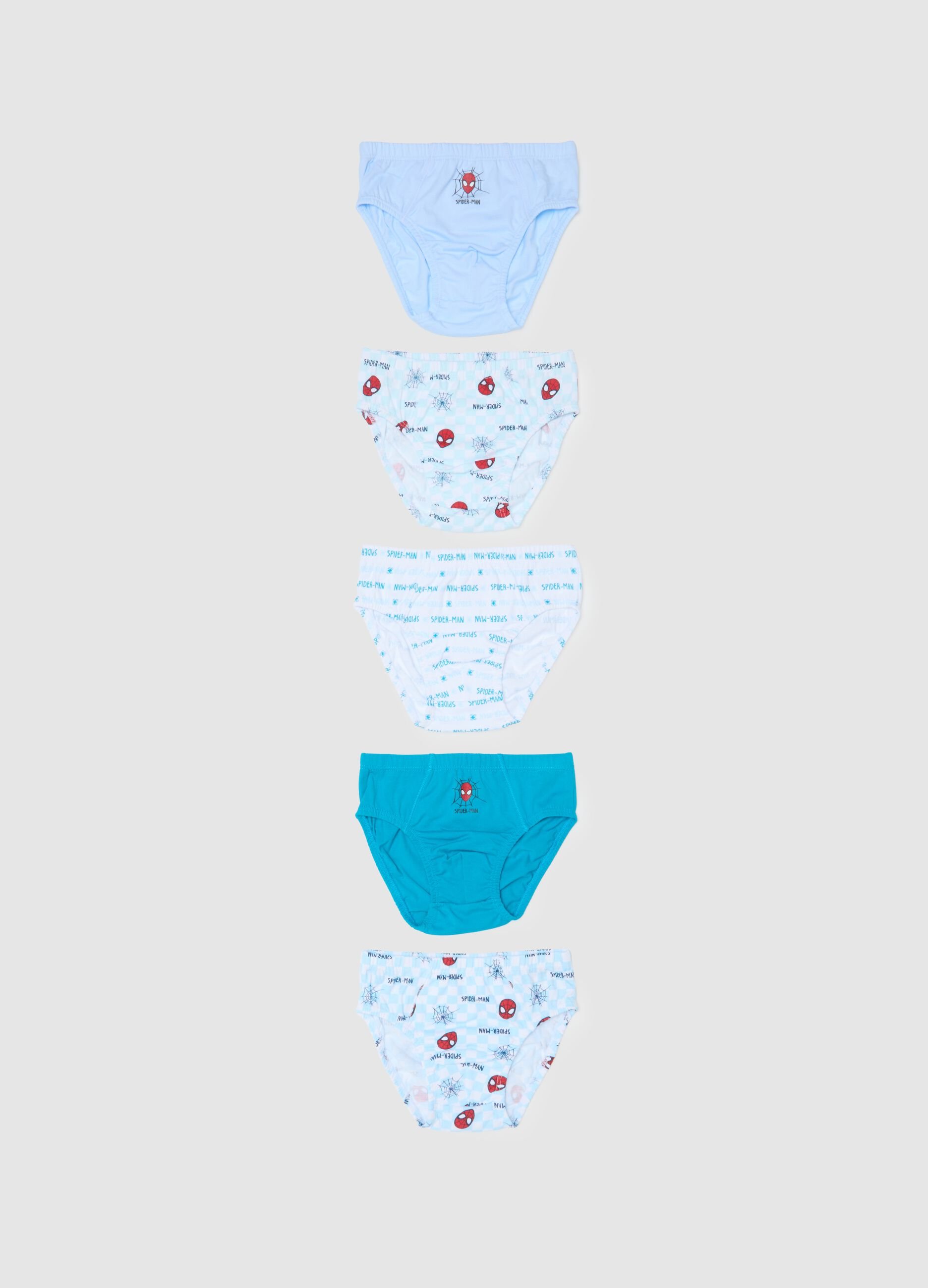 Set multipack slip da bambino in puro cotone multicolor