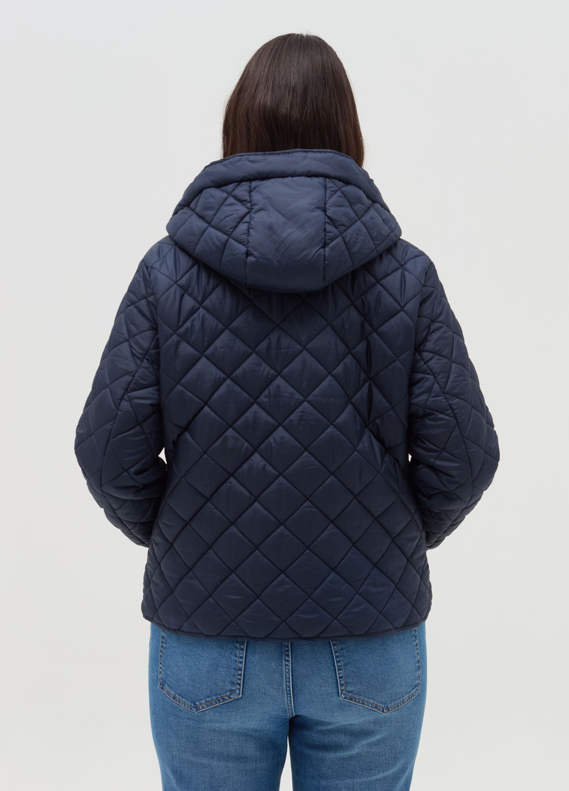 Piumini Bomber e Smanicati Donna Blu OVS