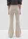Flared Beige Stretch Trousers_2