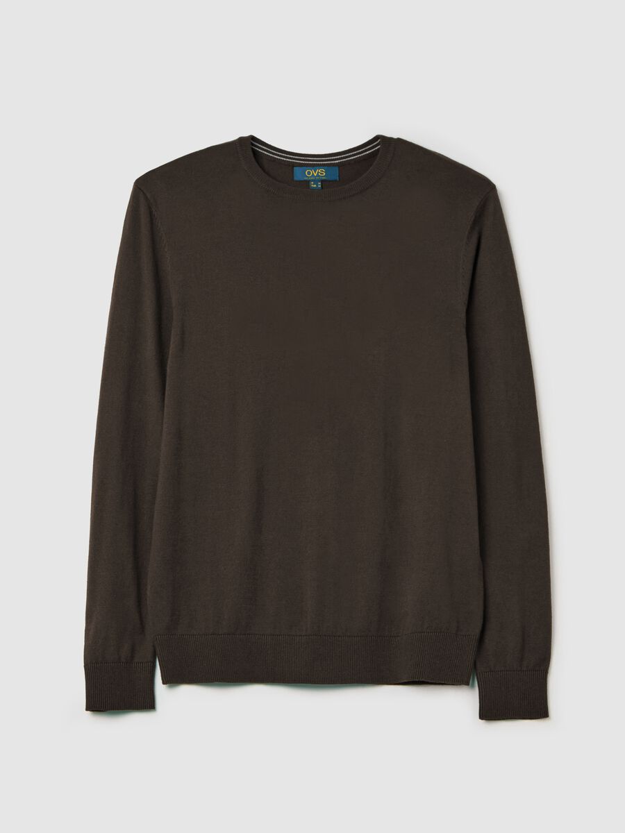 Round neck pullover_4