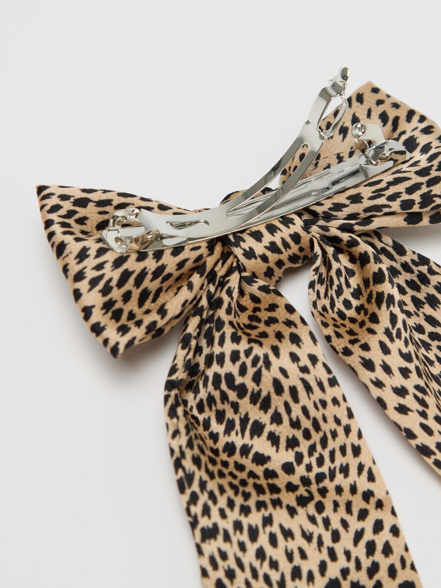 Women’s multicoloured hair clip with bow design_1
