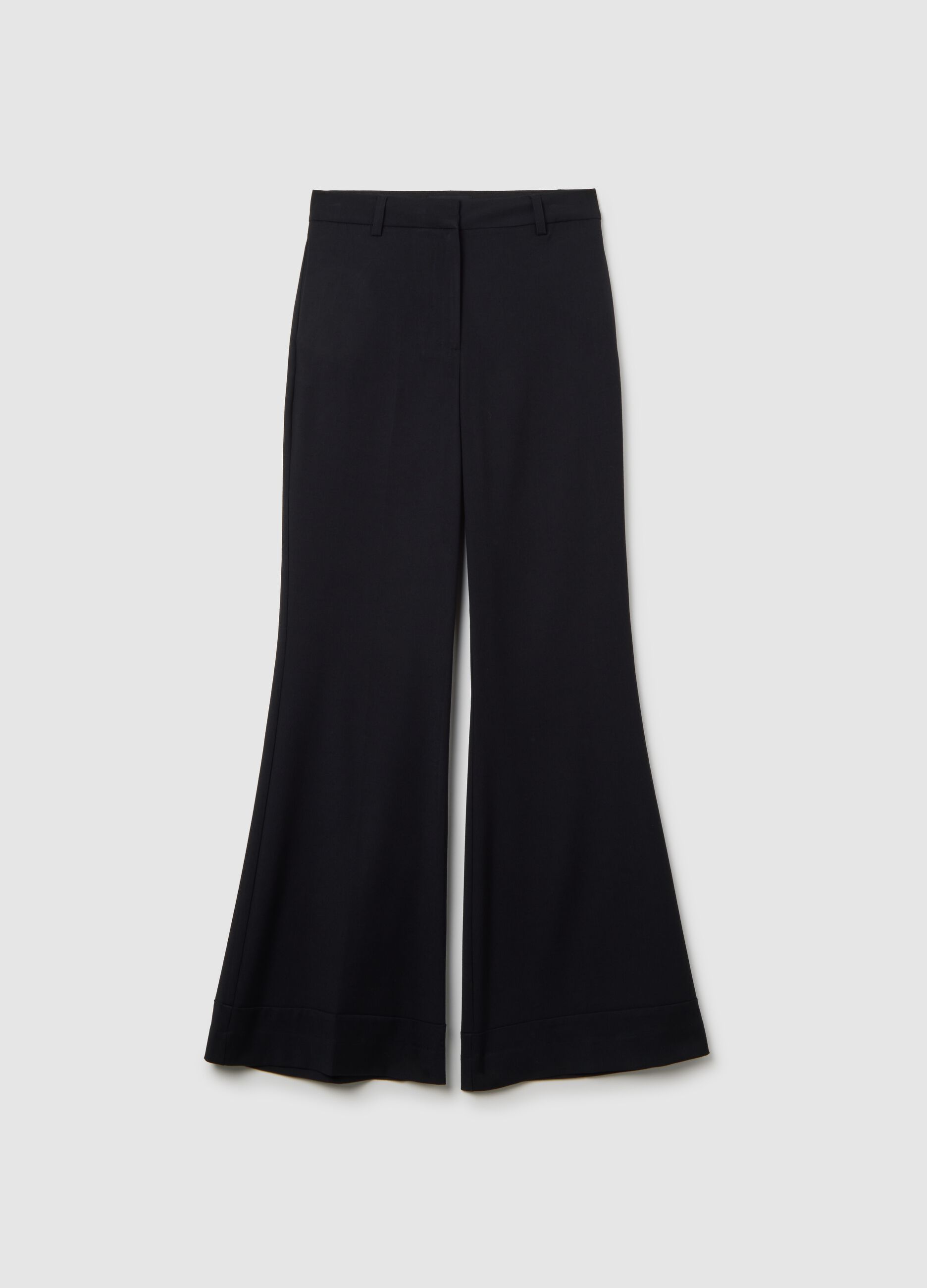 Black Flare Trousers