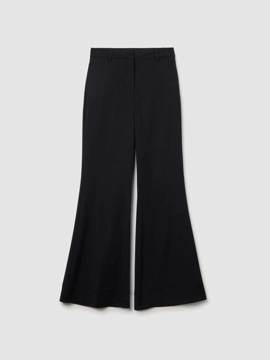 Black Flare Trousers_0