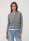 Grey cable-knit wool-blend cardigan_2