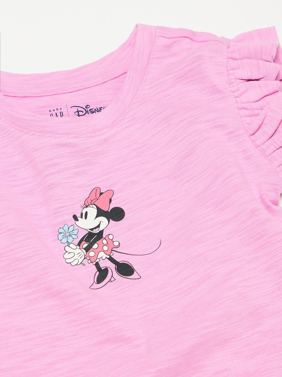 T-shirt in cotone con stampa Disney Minnie_2