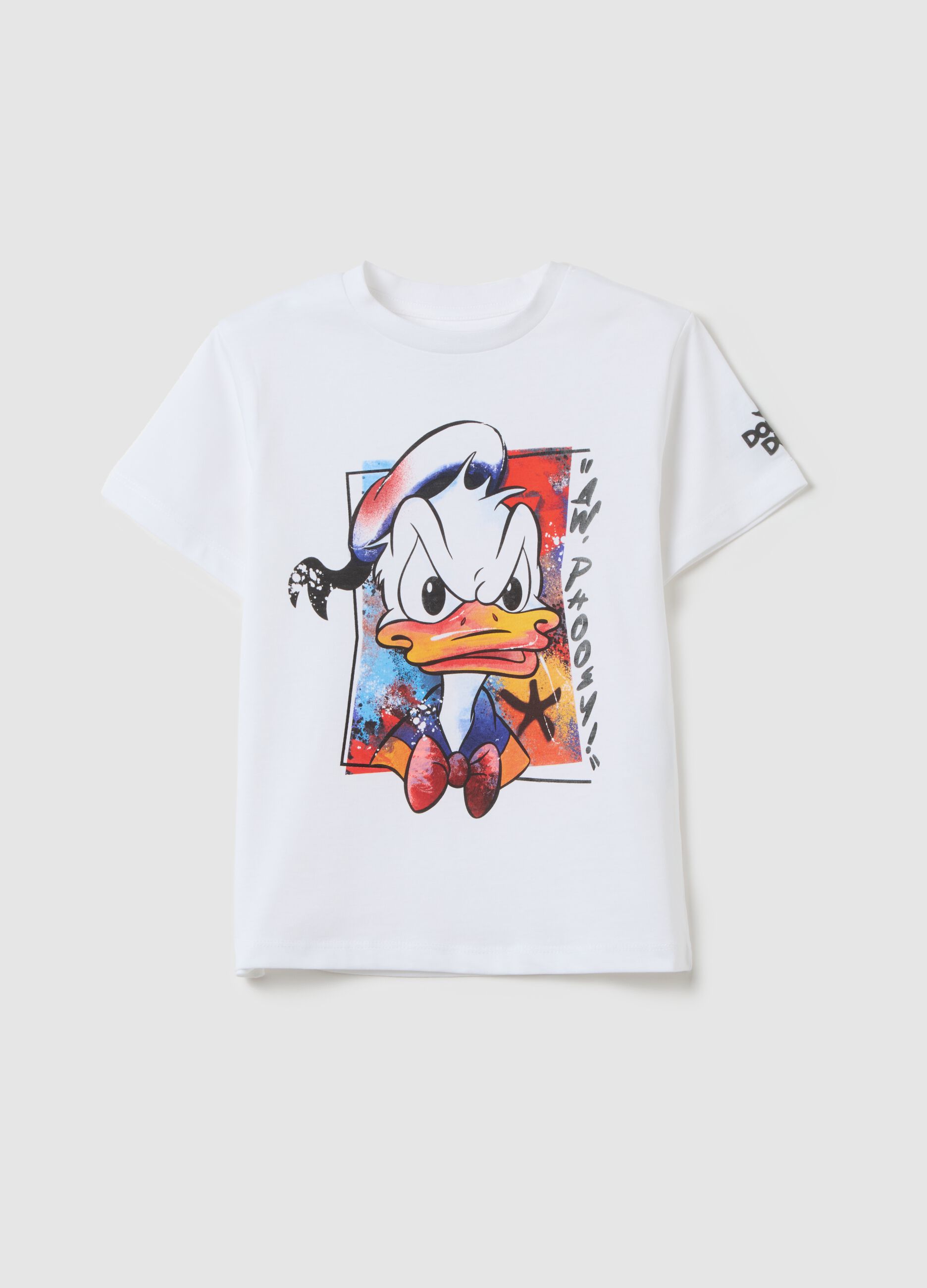 T-shirt in cotone con stampa Donald Duck 90