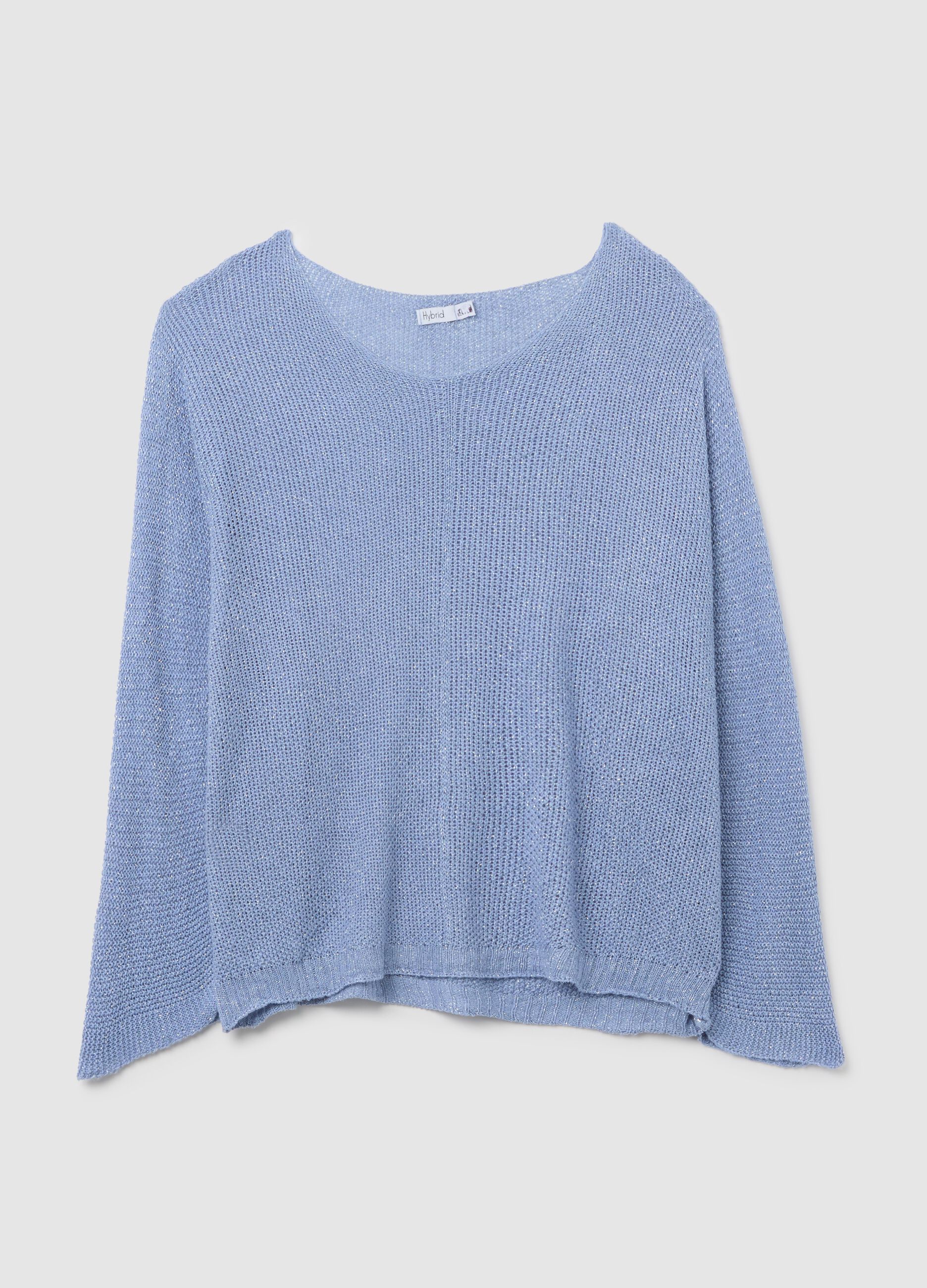 Blue Regular Fit Women's Jumper