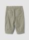 Pantaloni grigi a coste con vita elasticizzata_1